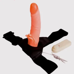 Hollow Strap On Dildo With Vagina & Vibration | Strapon Dildo India