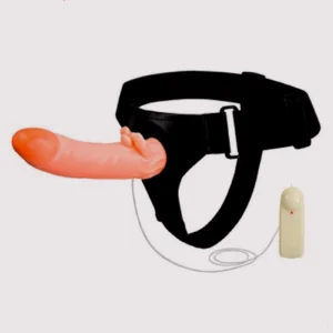 Hollow Strap On Dildo With Vagina & Vibration | Strapon Dildo India