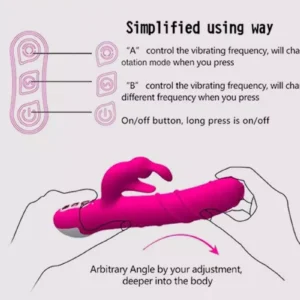 Khalifa Silicone Rabbit Vibrator For Women | Buy Vibrator Online