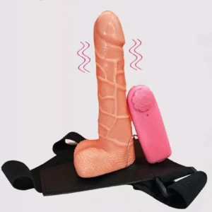 Lifelike Strap on Penis Vibrating Dildo For Women | Lesbian Sex Toys