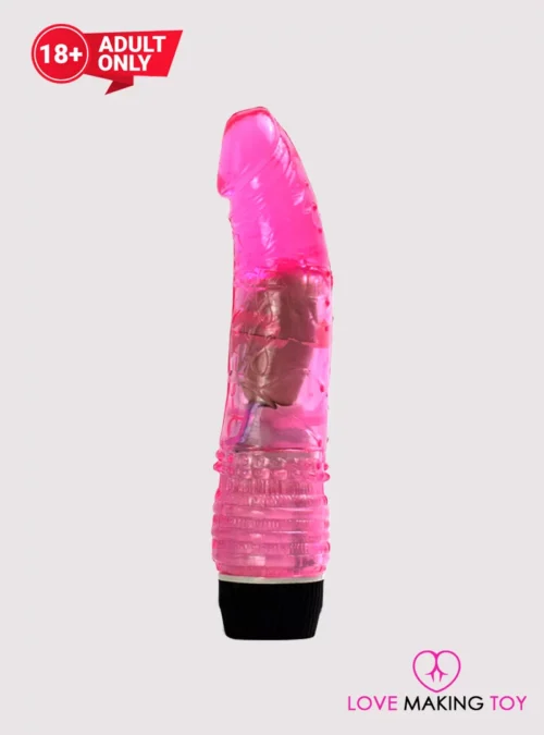 Long Tough Jelly Dildo Toy With Strong Vibration | Vibrating Sex Toys For Women