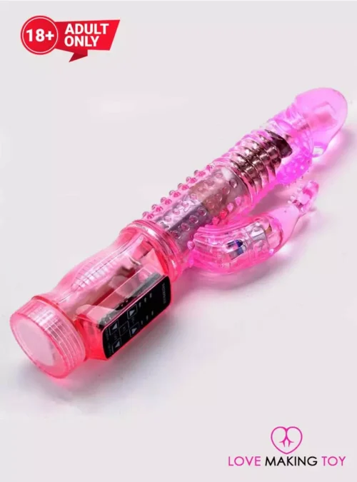 Pink Vibrator with Rotation & Vibration | G Spot Vibrator for Girls