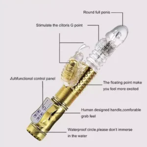 Realistic Thrusting Rabbit Vibrator For Girls | Wireless Vibrator