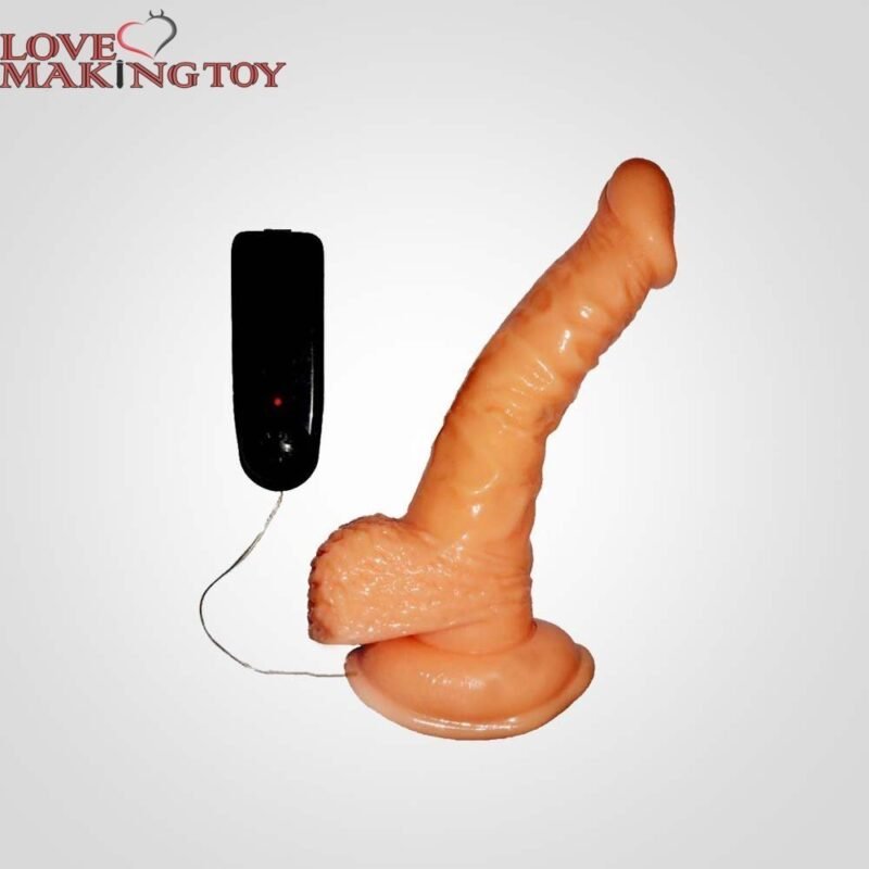 Whoppers Curved Vibrating Suction Cup Dildo