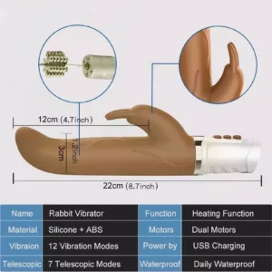 JRL Remote Control Vibrator For Women With Automatic Heating & Thrusting