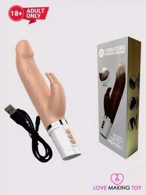 JRL Remote Control Vibrator For Women With Automatic Heating & Thrusting