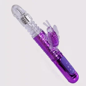 Butterfly Rabbit Vibrator Sex Toy With Rotation & Auto Thrusting | Vibrator For Women