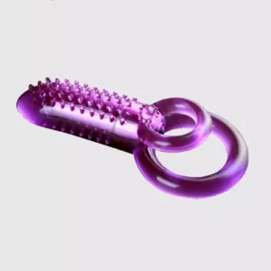 Dual Ring Vibrating Cock Rings-1-lovemakingtoy.com