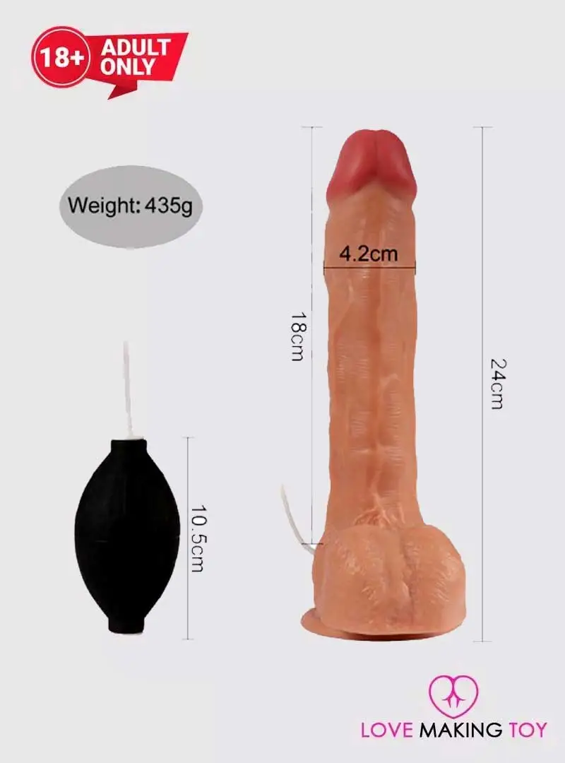 9.5inch Water Spray Dildo-1-lovemakingtoy.com