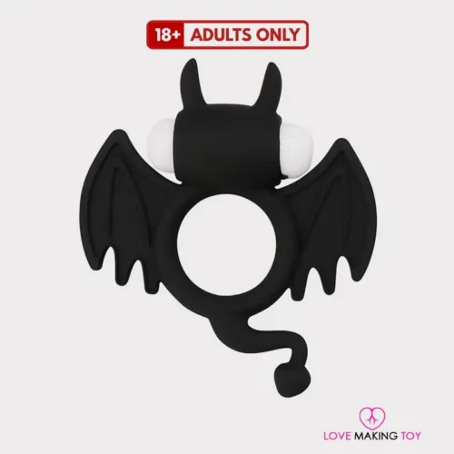 Vibrating Penis Ring Bat Design for Enhanced Pleasure