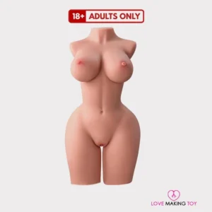 Half-body image featuring Big Boobs Sex With Sex Doll