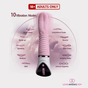 Silicone vibrating tongue Feelingirl G-Spot Tongue Vibrate for women