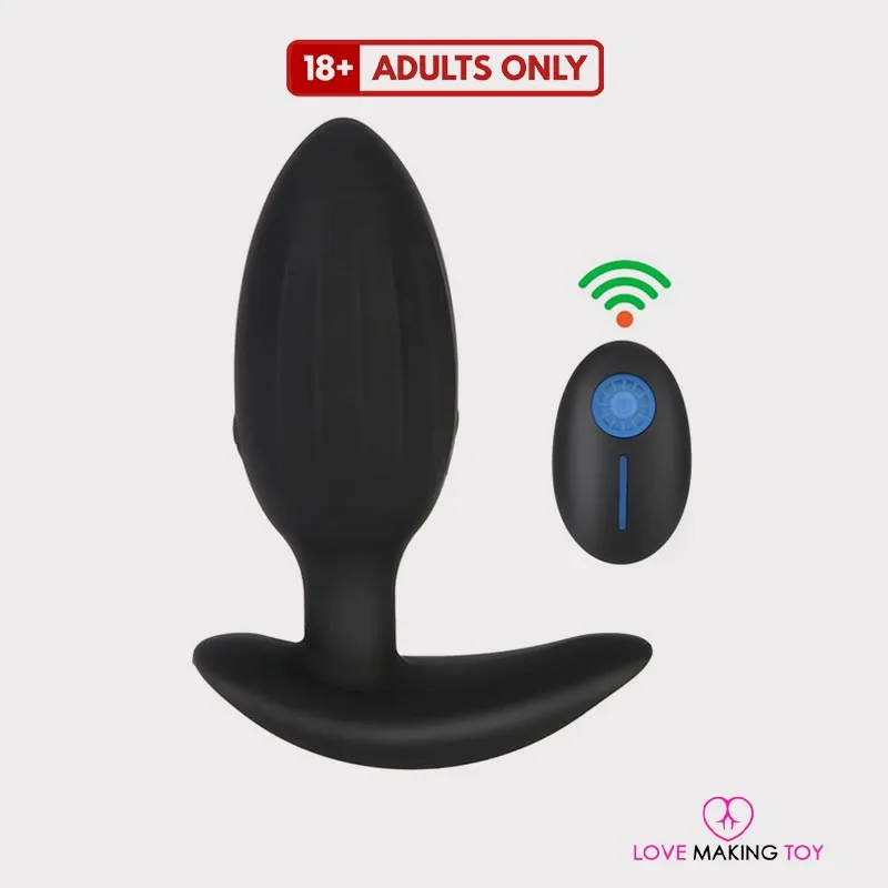 Remote Control Anal Butt Plug for Comfortable and Discreet Pleasure