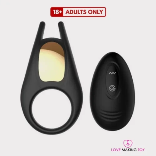 Remote Control Cock Ring, bat penis ring, cock ring with ears for enhanced pleasure and control.