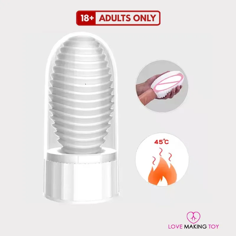 Heating penis enlargement exercise masturbator for effective enhancement and stimulation